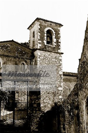 The Vairano Patenora citadel in Campania region of Italy