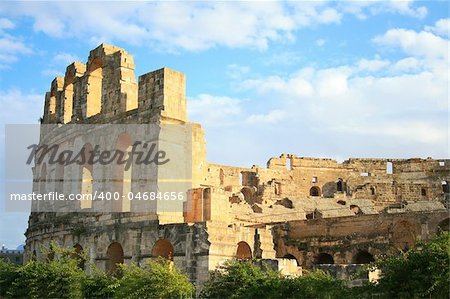 Africa, Tunis, el Djem - The Colosseum