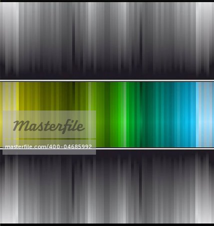 Rainbow Abstract business Card with colorful stripes with gradient