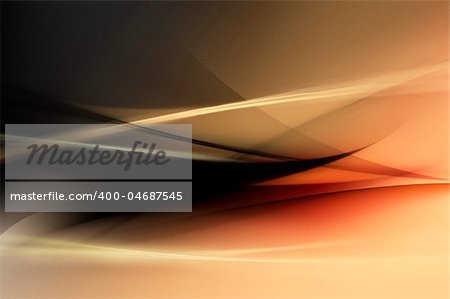 Abstract red, black, orange waves or veils background texture