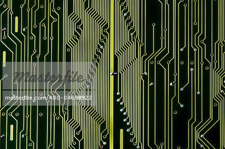 Circuit Board with dust before repairing