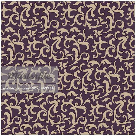 Detailed seamless pattern. Repeating pattern is included as a swatch for easily creating large fills. Colors are very easy to change.