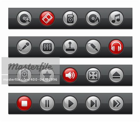 Professional icons for your website or presentation.   -eps8 file format-