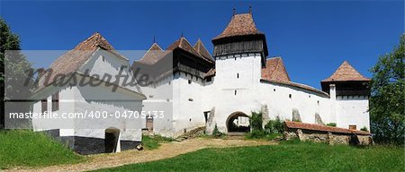 The village of Viscri (Romania) is best known for its highly fortified church, originally built around 1100 AD. It is part of the villages with fortified churches in Transylvania, designated in 1993 as a World Heritage Site by UNESCO.