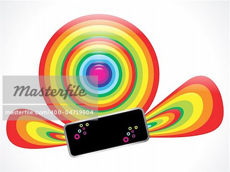 abstract rainbow background vector illustration