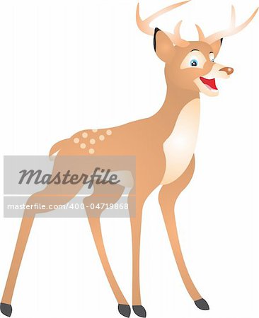 Deer vector. To see similar, please VISIT MY PORTFOLIO