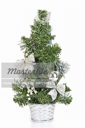 Christmas firtree isolated on a white background