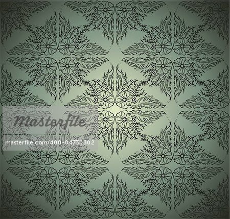 Seamlessly Damask Wallpaper