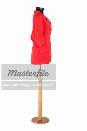 Stylish jacket isolated on the white background