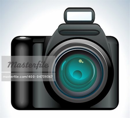 abstract camera icon vector illustration