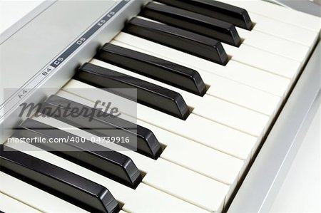 Close up view of a keyboard