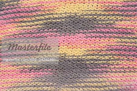 Background, knitted fabrics, rose, gray, yellow thread