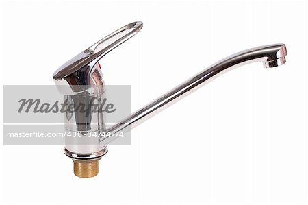 faucet isolated on white background