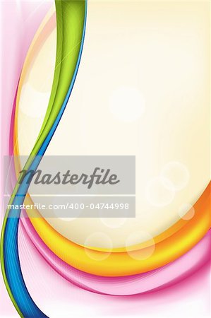 illustration of colorful abstract vector background