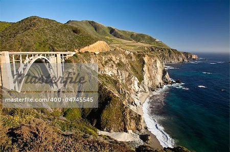 Bixby Creek Bridge is a reinforced concrete open-spandrel  arch bridge in Big Sur, California.