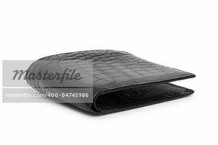 Wallet isolated on the white background