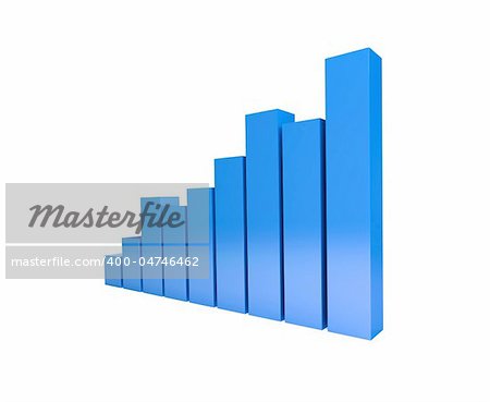 success business diagram isolated on a white background