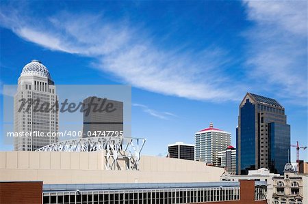 Downtown of Louisville, Kentucky, USA.