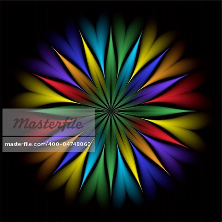 Abstract vector glowing background. For your design.