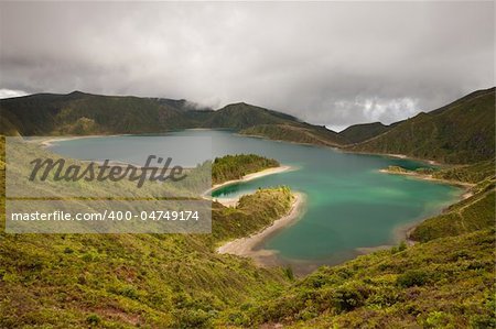 Caldeira - lakes on the san Miguel Island , Azores, Portugal