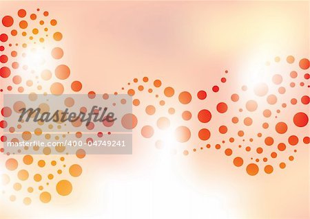 Abstract light background in editable vector format