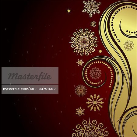 Abstract christmas background. Vector Illustration