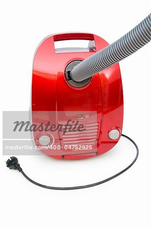 Vacuum cleaner isolated on the white background