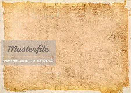 highly Detailed grunge background frame with space