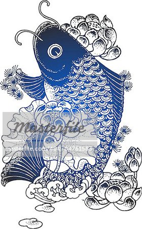 oriental fish design