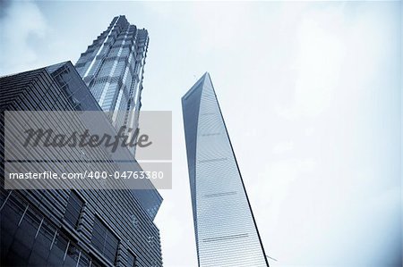 the background of the modern building in shanghai china.