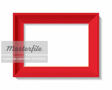 empty photo frame - vector illustration