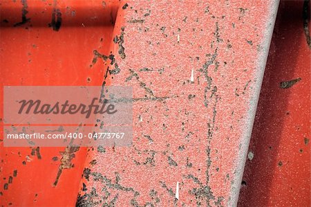 Industrial machinery metal surface detail. Chipped paint texture.