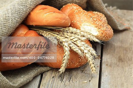 Freshly baked bread