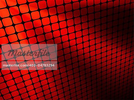 Red rays light 3D mosaic. EPS 8 vector file included
