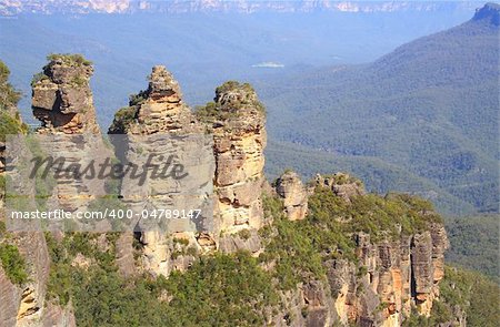 The blue Mountains Australia, the three sisters