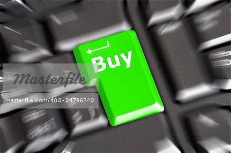 buy key showing internet commerce or online shop concept