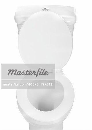 toilet bowl, photo on the white background