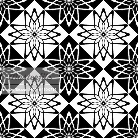 Seamless decorative checked pattern. Vector art in Adobe illustrator EPS format, compressed in a zip file. The different graphics are all on separate layers so they can easily be moved or edited individually.