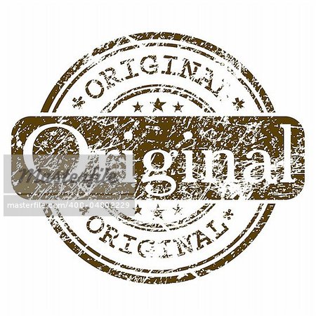 Office rubber stamp - Original. EPS 8 vector file included