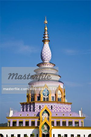 thai temple Tha Ton Temple Chiang Mai In Thailand