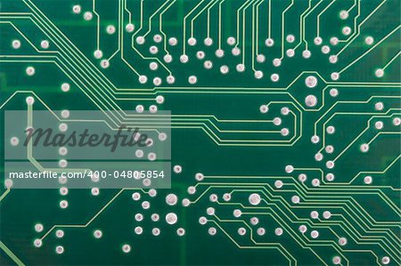 Texture, Green circuit board without components