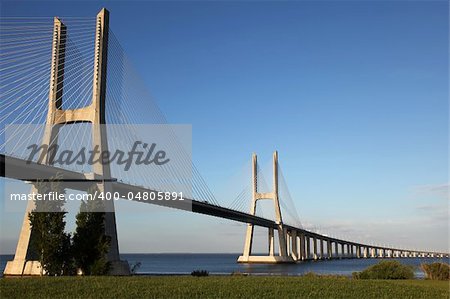 The Ponte Vasco da Gama in Lisbon is the longest bridge in Europe