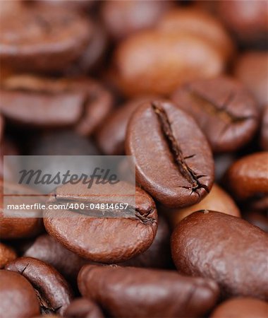 Coffee beans background