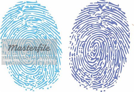 thumbprint comparison used to establish identity