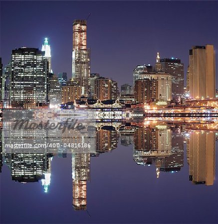 Lower Manhattan Skyline, New York City.