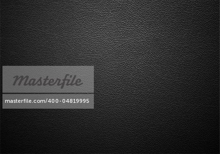 Real close-up of black leather texture