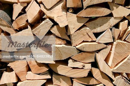 Raw wooden background