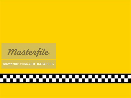 Backgound of a yellow taxi cab without text
