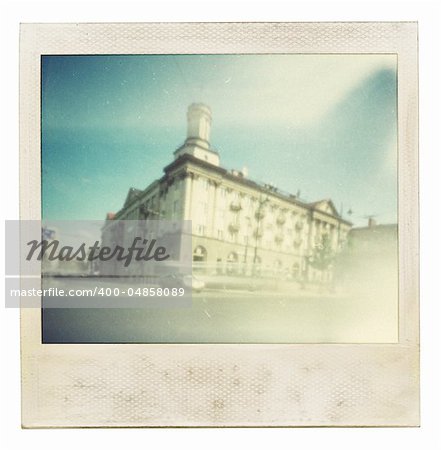 vintage instant photo