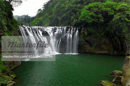 waterfall in forest